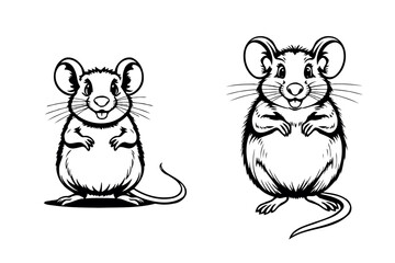 Mice Illustrations