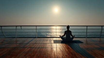 Wellness cruise retreats with spa, yoga, meditation, healthy cuisine and relaxation in peaceful ocean environments