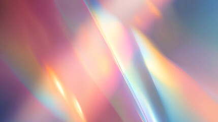 パステルの光が流れるオーロラブラー背景