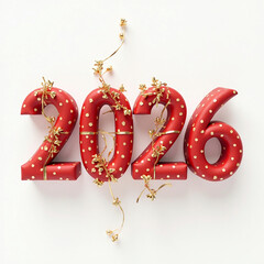 Happy New Year 2026 with Cute Cartoon Characters and Fireworks | Warm Festive Illustration for Celebration