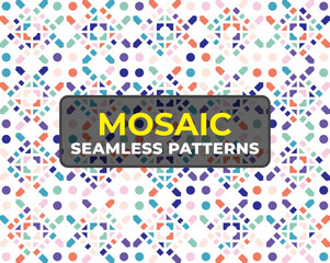 Beautiful Arabic Mosaic Design with Traditional Islamic Patterns
