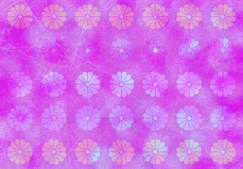 watercolor paper with yellow and pink spot pattern