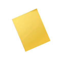 Bright yellow sheet of paper for creative projects, crafts, and artistic expressions in various settings
