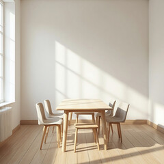 modern dining room interior