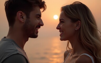 Woman choose one of two men. Love game. Competition of boyfriends, polygamy, friendship, party, first date concept. High quality