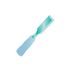 Vector Illustration of a Chisel for Woodworking and Crafting Projects