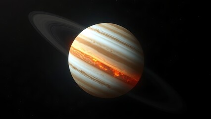Uranus with mysterious internal heat waves visible through translucent atmosphere.