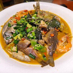 Hot and Sour Mixed Fish
