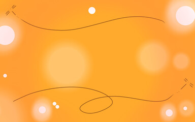 秋の夕暮れをイメージしたオレンジ背景　とんぼのシンプルライン © 故郷