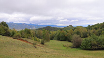 mountain landscape in autumn