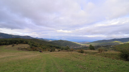 landscape with mountains