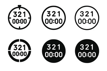 New Year Countdown Logos. Having a New Year?s Eve countdown. Set Logo of Having a New Year?s Eve countdown: Countdown numbers (-- / :). harmonious logo