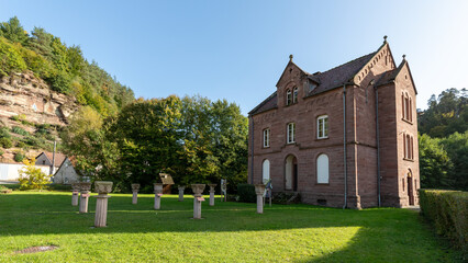 Beautiful church in Graufthal in France on  Sunday October 5th in 2025