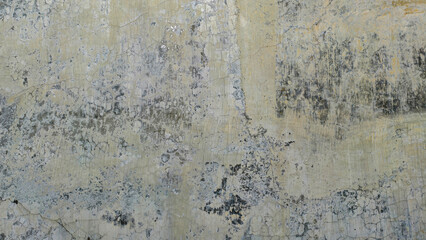 Close-up of a weathered, textured wall surface, showing imperfections and discoloration.