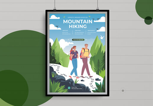 Mountain Highking Poster Layout