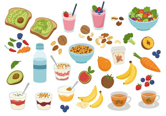 Healthy Eating A Colorful Array of Nutritious Food Options