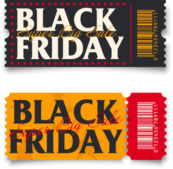 Black Friday Sale Tickets with Discounts and Barcodes