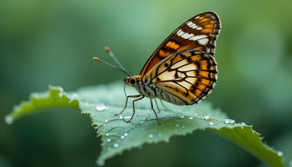 Obraz premium butterfly on a flower