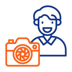 Photographer Color Vector Icon