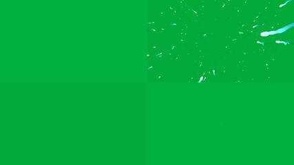 abstract green background with bubbles - Powered by Adobe