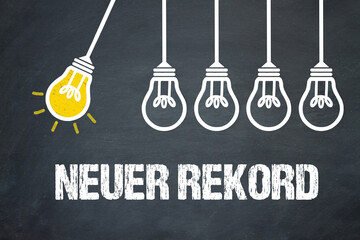 Fototapeta premium Neuer Rekord 