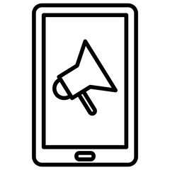 Obraz premium Advertising Icon