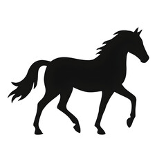 Horse silhouette vector style