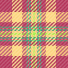 Vibrant tartan pattern with intersecting lines and blocks of color. Ideal for textile design, background textures, or representing traditional aesthetics.