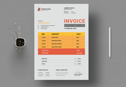 Invoice Layout