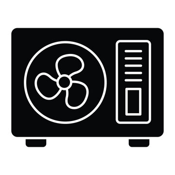 Ac outdoor Vector icon which can easily modify or edit