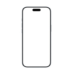 Phone Air in Blue Color with transparent background and screen in high-resolution