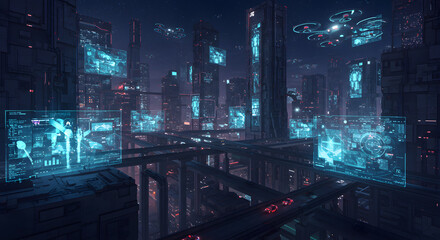 Futuristic Cityscape Concept
