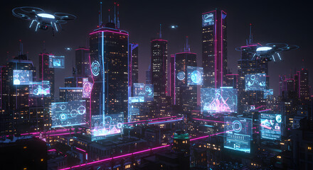 Futuristic Cityscape Concept