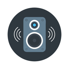 speaker icon vector illustration