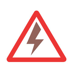 high voltage warning sign