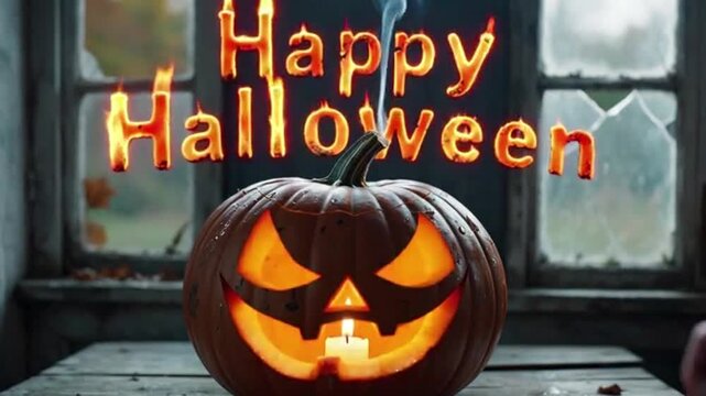 halloween jack o lantern halloween pumpkin Cinematic Happy Halloween Night &mdash; Spooky Pumpkins, Haunted Atmosphere, and Glowing Festive Lights&rdquo;