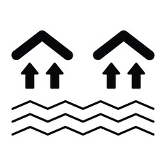 Heating floor Vector icon which can easily modify or edit