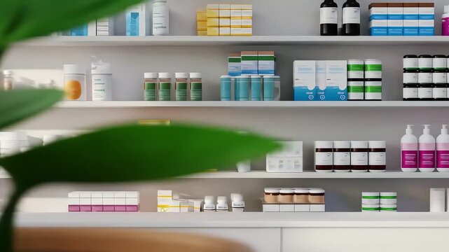 pharmacy shelf display Videos