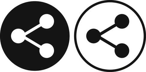 share icon set. Share symbol