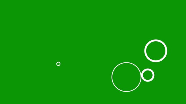 Looping circle burst animation with single to triple rings on green background with alpha channel, Bursts And Sparks, ellipse bursting, Circle explosion, Vibrant circle burst. 4K resolution
