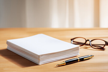 Fototapeta premium Professional Book Mockup Template with Clean Background
