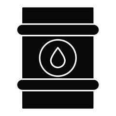 Crude oil Vector icon which can easily modify or edit