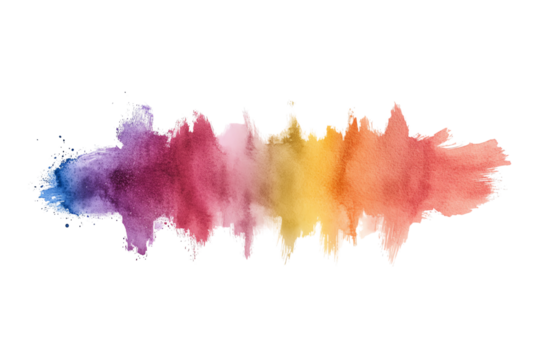 Colorful watercolor splash with dynamic wave effect, ideal for creative backgrounds and artistic designs.