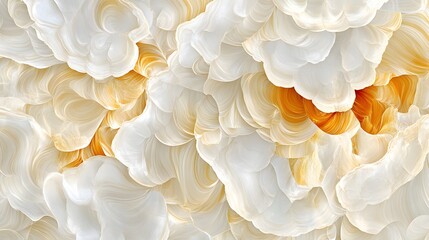 Abstract background of white and golden smooth texture, elegant and luxurious