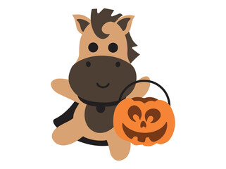 Halloween Cute Animal Illustration
