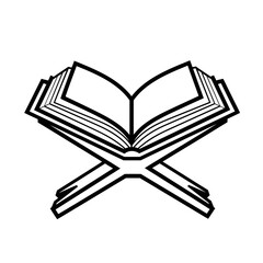 Backpack Illustration – Detailed Black and White Vector Drawing of Travel and School Bag with Front Pocket and Straps