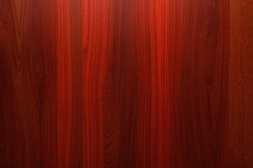 Glossy Wooden Surface in Red and Brown Tones with Lacquer Finish
