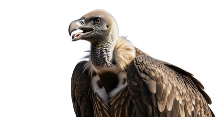 Fototapeta premium Majestic Bird Close-Up in Wild Habitat, Nature Photography, Captured in Bright Light