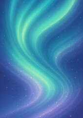 Fototapeta premium Ethereal aurora lights mobile wallpaper.