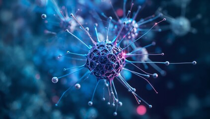 3d rendered illustration of a virus